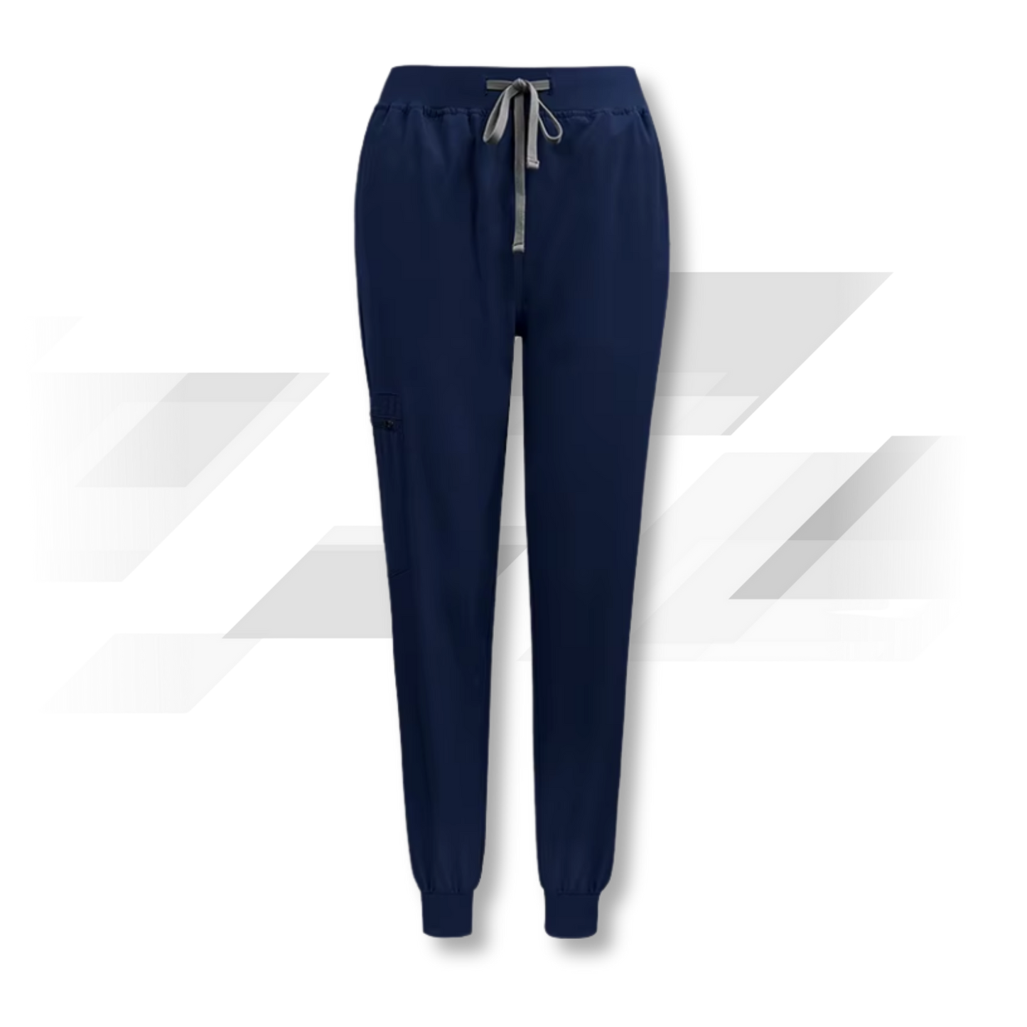 Daisy Navy 5-Pocket Mid-Rise Jogger Scrub Pants