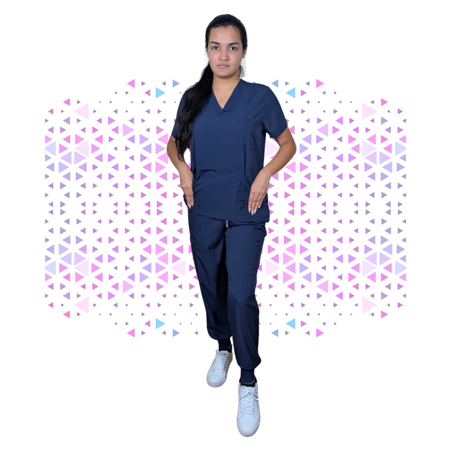 Daisy Navy Stretch Scrub - Full Suit